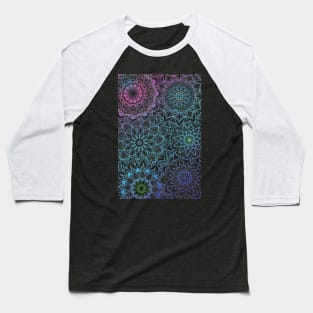 Rainbow mandala Baseball T-Shirt